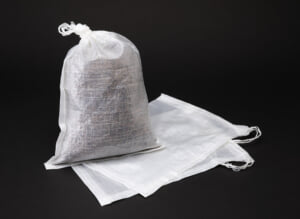 Biodegradable plastic sandbags